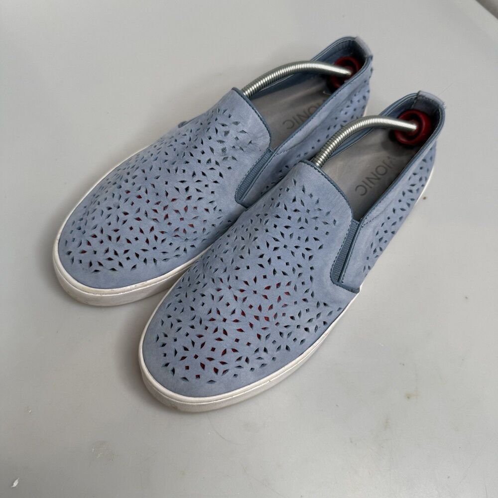Vionic Splendid Midi Perf Slip-On Women’s 9 Leather Sneakers UK 7 EU 41 Orthotic - Picture 3 of 15